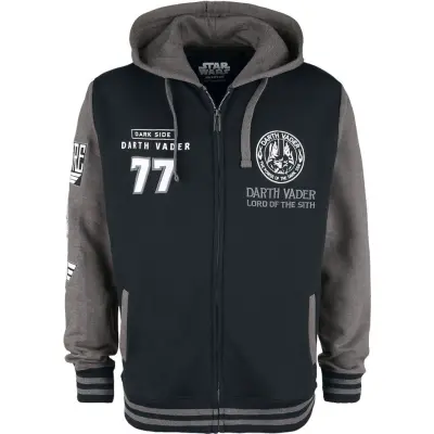 Star Wars - Disney Luvjacka - Darth Vader - S XXL - för Herr - svart/mörkgrå