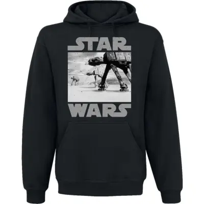 Star Wars - Disney Luvtröja - Battle of Hoth - M XXL - för Herr - svart