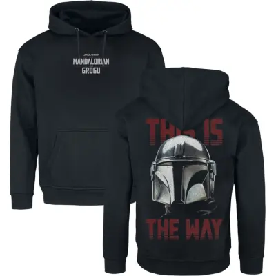 Star Wars - Disney Luvtröja - Mandalorian & Grogu - This Is The Way - M XXL - för Herr - svart