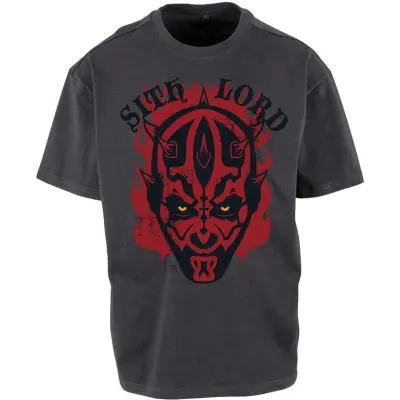 Star Wars - Disney Oversize T-shirt - Darth Maul - Sith Lord - M XXL - för Herr - skiffer