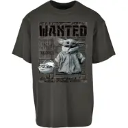 Star Wars - Disney Oversize T-shirt - The Mandalorian - Grogu - The Child - M XXL - för Herr - grå