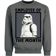 Star Wars - Disney Sweatshirt - Employee Of The Month - S XXL - för Herr - grafit
