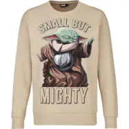 Star Wars - Disney Sweatshirt - The Mandalorian - Grogu - Small But Mighty - Grogu - XS XXL - för Dam - beige