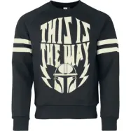 Star Wars - Disney Sweatshirt - The Mandalorian - This Is The Way - S XXL - för Herr - svart