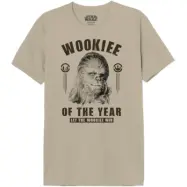 Star Wars - Disney T-shirt - Chewbacca - Wookie Of The Year - M XXL - för Herr - sand