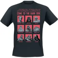 Star Wars - Disney T-shirt - Come to the dark side - M XXL - för Herr - svart