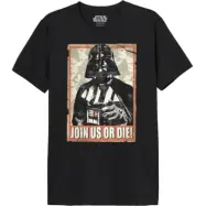 Star Wars - Disney T-shirt - Darth Vader - Join Us Or Die! - M XXL - för Herr - svart