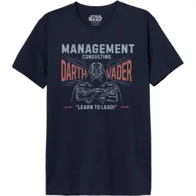 Star Wars - Disney T-shirt - Darth Vader - Management Consulting - M XXL - för Herr - marinblå