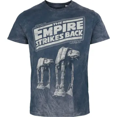 Star Wars - Disney T-shirt - Empire Strikes Back - S 4XL - för Herr - blå