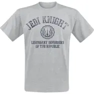 Star Wars - Disney T-shirt - Jedi Knight Collegiate - M XXL - för Herr - gråmelerad