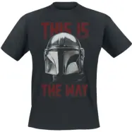 Star Wars - Disney T-shirt - Mandalorian & Grogu - This Is The Way - M XXL - för Herr - svart
