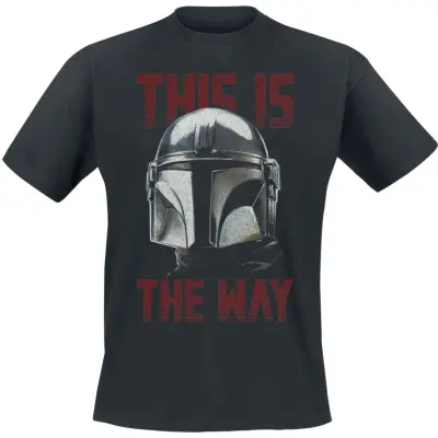 Star Wars - Disney T-shirt - Mandalorian & Grogu - This Is The Way - M XXL - för Herr - svart