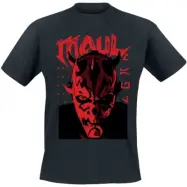 Star Wars - Disney T-shirt - Maul Face - M XXL - för Herr - svart
