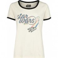 Star Wars - Disney T-shirt - Millenium Falcon Nostalgia - M - för Dam - naturfärgad