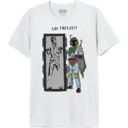 Star Wars - Disney T-shirt - Say Freeze - M XXL - för Herr - vit