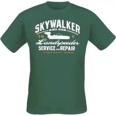 Star Wars - Disney T-shirt - Skywalker - S XXL - för Herr - grön