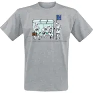 Star Wars - Disney T-shirt - Stormtrooper Bus Stop - M XXL - för Herr - gråmelerad