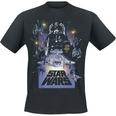 Star Wars - Disney T-shirt - The Empire Strikes Back - S 5XL - för Herr - svart