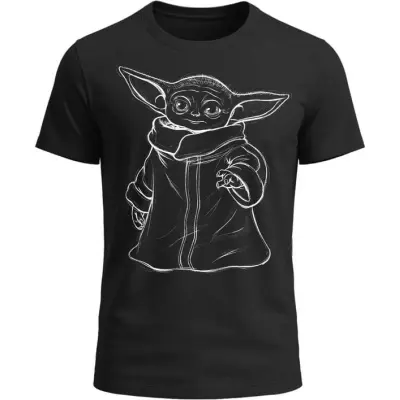 Star Wars - Disney T-shirt - The Madalorian - Grogu - S XL - för Herr - svart
