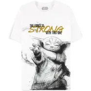 Star Wars - Disney T-shirt - The Mandalorian - The Force Is Strong - S XXL - för Herr - vit