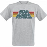 Star Wars - Disney T-shirt - Vintage 77 - S 5XL - för Herr - gråmelerad