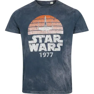 Star Wars - Disney T-shirt - X-Wing - M 4XL - för Herr - blå