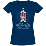 Star Wars - Disney T-shirt - X-Wing Vibes - S XXL - för Dam - blå