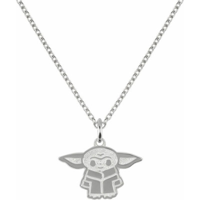 Star Wars - Disney Halsband - The Mandalorian - Grogu - för Dam - silverfärgad
