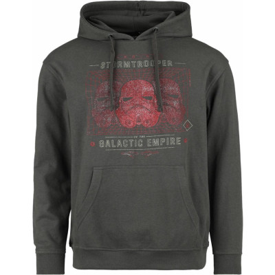 Star Wars - Disney Luvtröja - Galactic Empire - S M - för Herr - skiffer