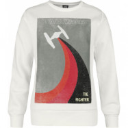 Star Wars - Disney Sweatshirt - Tie Fighter - S 3XL - för Dam - vit