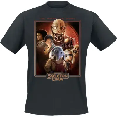 Star Wars - Disney T-shirt - Skeleton Crew - Tales Of The Galaxy - M XL - för Herr - svart