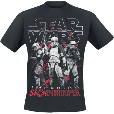 Star Wars - Disney T-shirt - Solo: A Star Wars Story - Imperial Stormtrooper - S 5XL - för Herr - svart