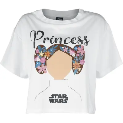 Star Wars - Disney T-shirt - Prinsessan Leia - S XXL - för Dam - vit