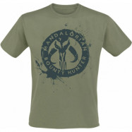 Star Wars - Disney T-shirt - The Mandalorian - Bounty Hunter - S XXL - för Herr - oliv