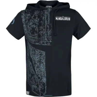 Star Wars - Disney T-shirt - The Mandalorian - S L - för Herr - svart