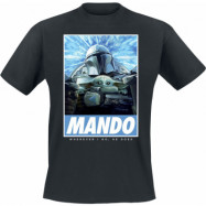 Star Wars - Disney T-shirt - The Mandalorian - Season 3 - Wherever I Go - S XXL - för Herr - svart