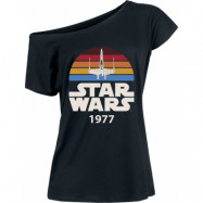 Star Wars - Disney T-shirt - X-Wing - L XXL - för Dam - svart