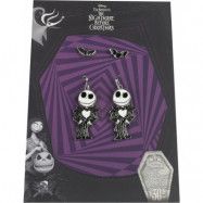 The Nightmare Before Christmas - Disney Örhängesset - Jack and Bats - för Dam - svart/vit