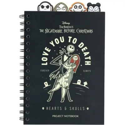 The Nightmare Before Christmas - Disney Anteckningsbok - Love You To Death - för None - svart