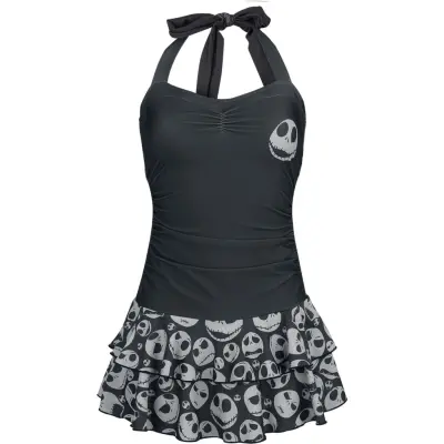 The Nightmare Before Christmas - Disney Badklänning - Jack - S M - för Dam - flerfärgad
