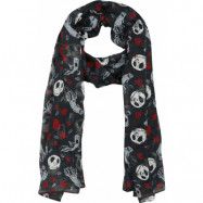 The Nightmare Before Christmas - Disney Bandana - Jack Skellington - Ghost & Roses - för Dam - flerfärgad