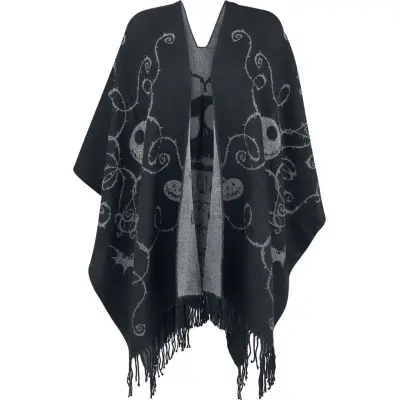 The Nightmare Before Christmas - Disney Cardigan - Jack - one size - för Dam - svart/grå