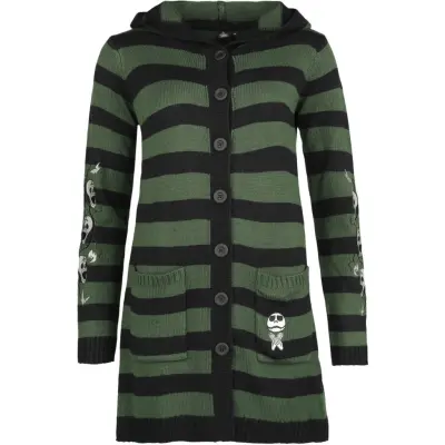 The Nightmare Before Christmas - Disney Cardigan - Skulls - S XXL - för Dam - flerfärgad