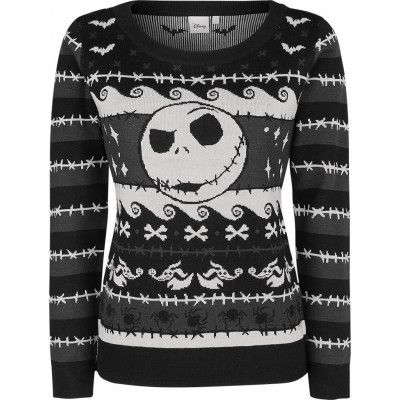 The Nightmare Before Christmas - Disney Christmas jumper - Pumpkin King - XS 5XL - för Dam - flerfärgad