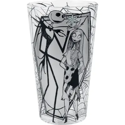 The Nightmare Before Christmas - Disney Dricksglas - Jack & Sally - för