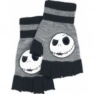 The Nightmare Before Christmas - Disney Fingervantar - Jack Face - för gråmelerad/svart