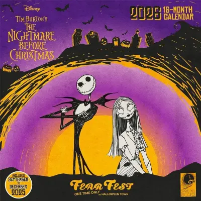 The Nightmare Before Christmas - Disney Kalender - Wandkalender 2026 - för None - flerfärgad