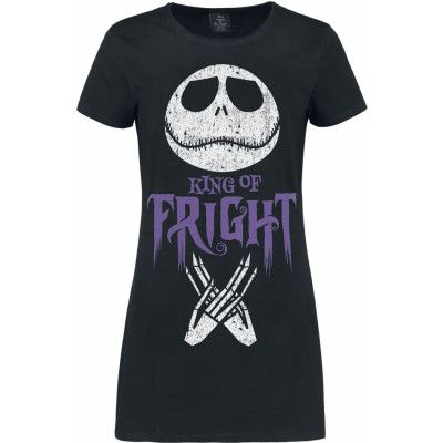 The Nightmare Before Christmas - Disney Kort klänning - King Of Fright - S - för Dam - svart