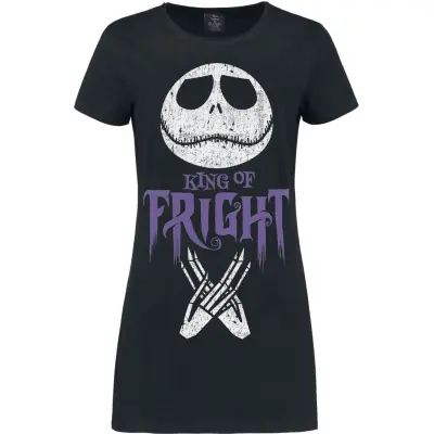 The Nightmare Before Christmas - Disney Kort klänning - King Of Fright - S - för Dam - svart