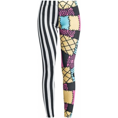 The Nightmare Before Christmas - Disney Leggings - Jack Skellington & Sally - S XL - för Dam - flerfärgad
